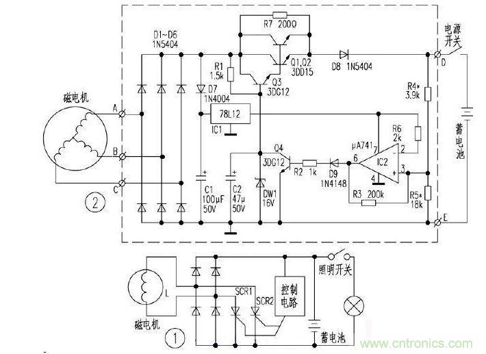 一款节能摩托车整流稳压器电路设计