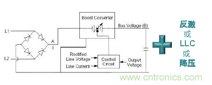 两段式PFC结构示意图