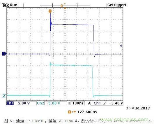 显示了13.2V输入的开关节点