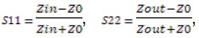 输入阻抗的对应关系