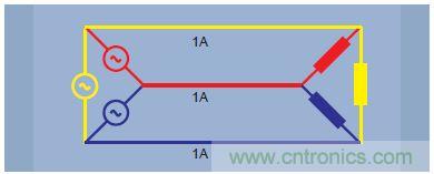 图7.三角形接法-三相三线