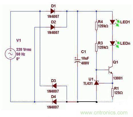 LED电源次级恒流的经典电路总结