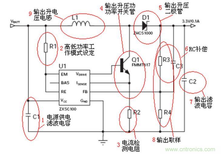 超低静态电流ZXSC100应用电路解析