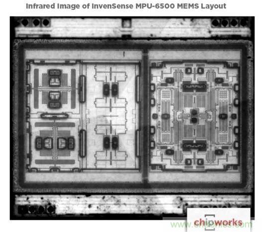 InvenSense的MPU-6500组件红外线影像