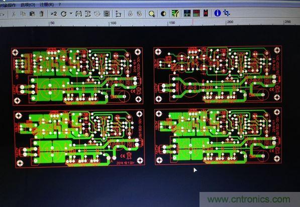 自己画的PCB图