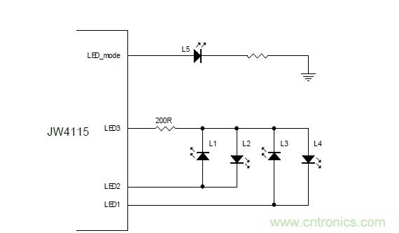 技术控:支持5颗LED显示灯的移动电源设计及其电路图