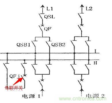 双母线接线方式