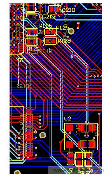 PCB走线的截图