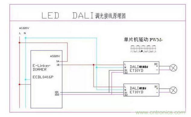 DALI接线原理