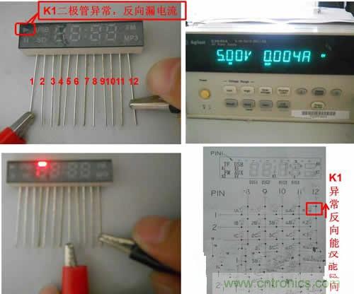 抗静电指标差的LED失效分析