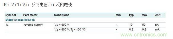漏电流功耗: