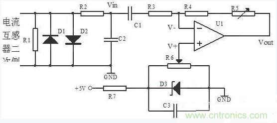 图3 电流检测电路