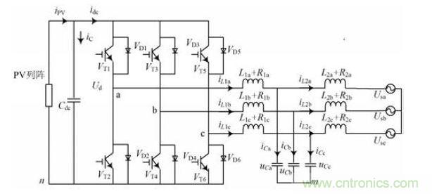 三相并网逆变器并网拓扑结构