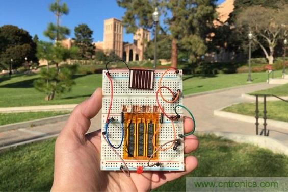 图9：UCLA的研究人员正在开发一种混合式超级电容，能用来为移动设备供电而且号称充电快速。