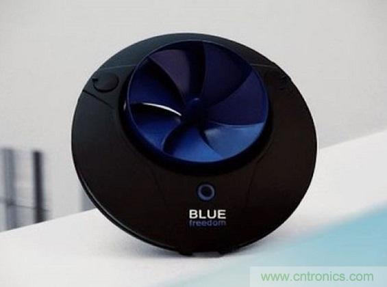 图4:Blue Freedom是一种“微型水力发电厂”,能用利用流动的水来为便携设备充电。