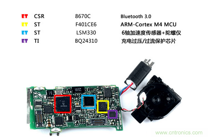 华为智能手环TalkBand B2拆解分析，时尚，轻便，观感极好！