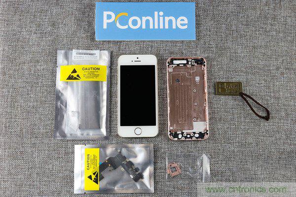 5s拆解改装iPhone SE:120元就可愉快装BI了