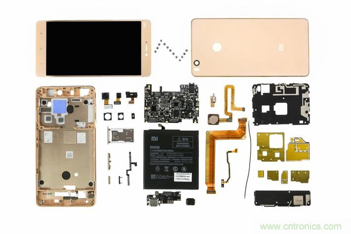 小米手机4S超详细拆解：内外硬件大升级