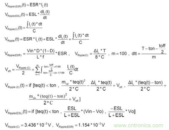 同步降压转换器电路分析及输出纹波的探讨