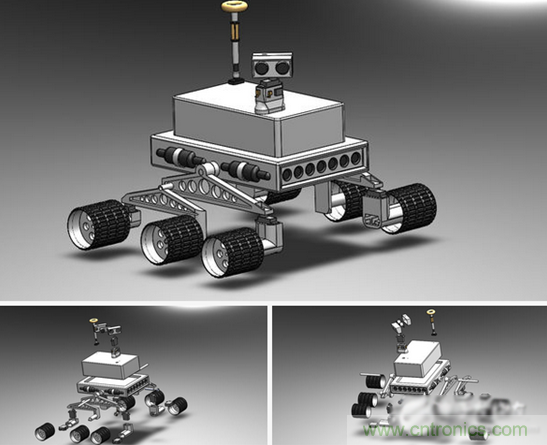 教你DIY一个红外控制的3D打印月球车