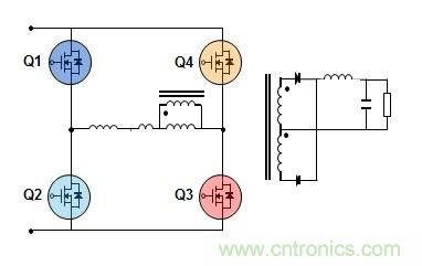相移零电压开关全桥DC/DC转换器中的MOSFET行为