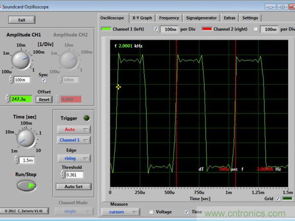 利用软件和简单电路就能把电脑音效卡变成示波器