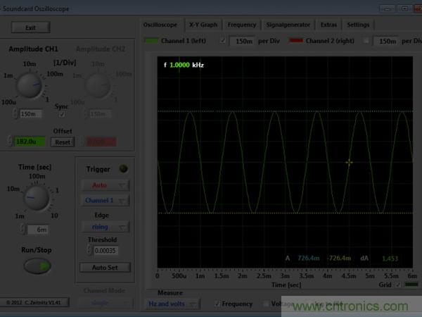 利用软件和简单电路就能把电脑音效卡变成示波器
