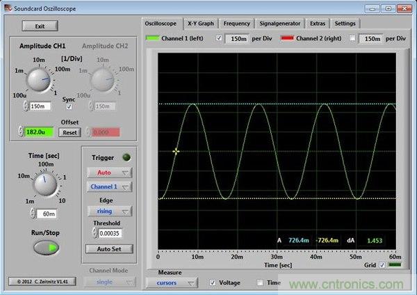 利用软件和简单电路就能把电脑音效卡变成示波器