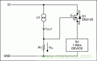 为5V 1-Wire®从器件提供过压保护