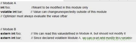 8)volatile和extern的含义及如何相互影响