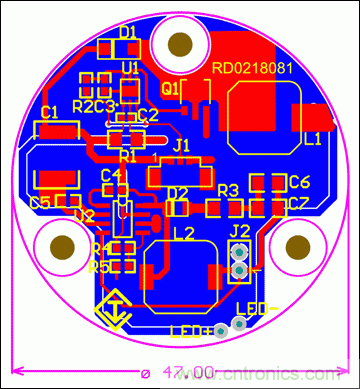 MR-16 LED驱动器和用于脉冲LED冷却器供电的5V辅助电源