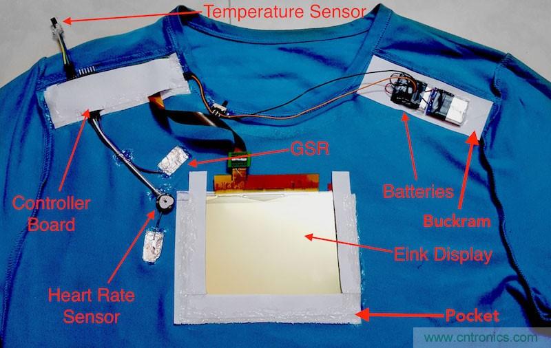 如何DIY一款能监控个人情绪的电子T恤？