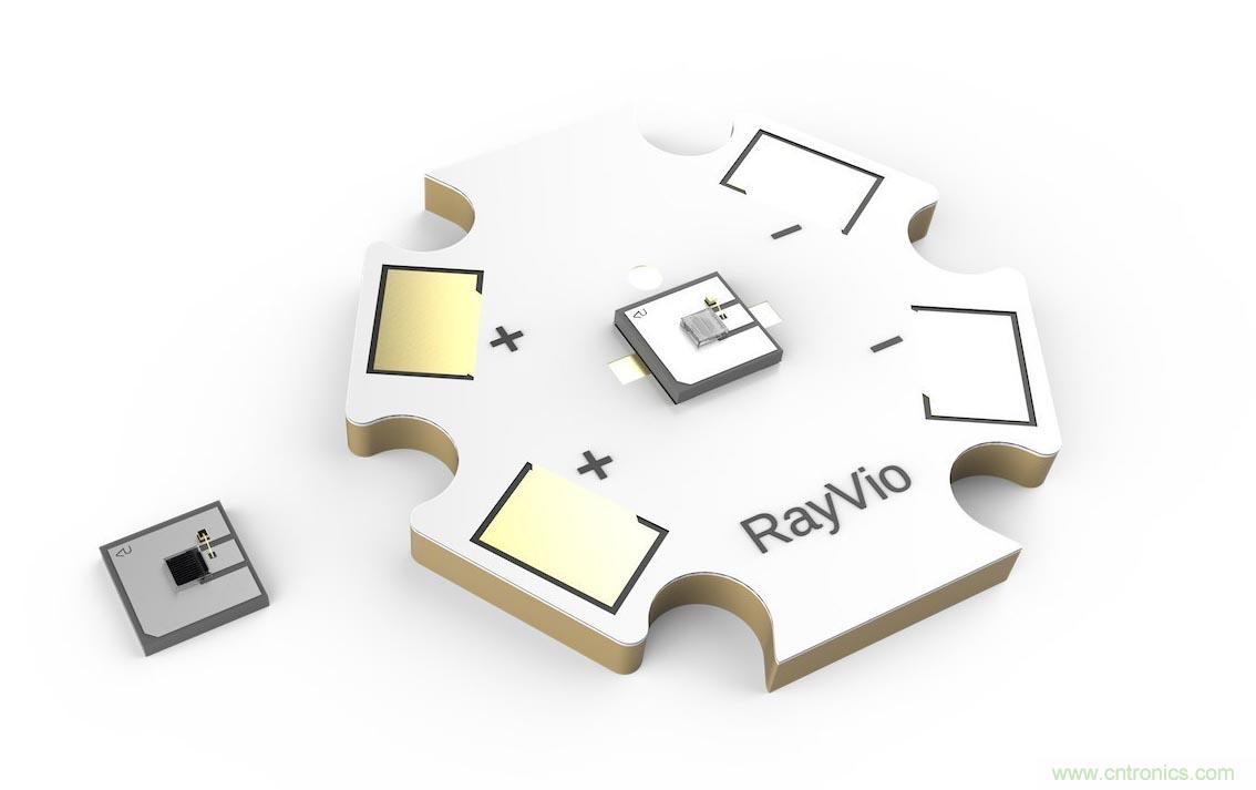 RayVio UV LED 技术现通过 Digi-Key 面向全球供应