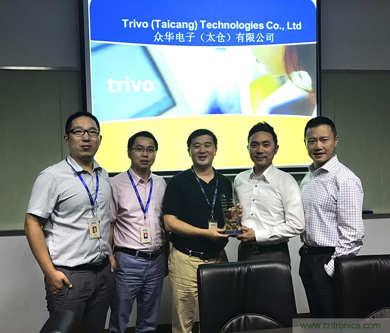 Trivo 授予 Digi-Key 年度 NPI 最佳供应商