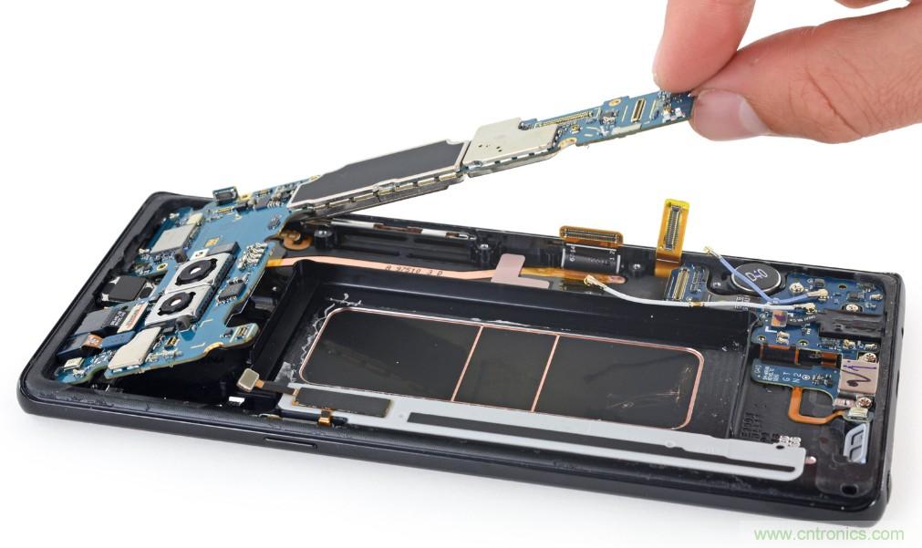 三星Note 8拆解,模块化+分离式设计成趋势?