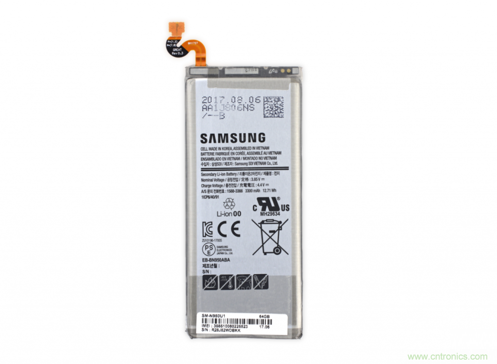 三星Note 8拆解,模块化+分离式设计成趋势?