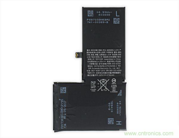 苹果iPhone X iFixit拆解报告:双层主板+双单元电池