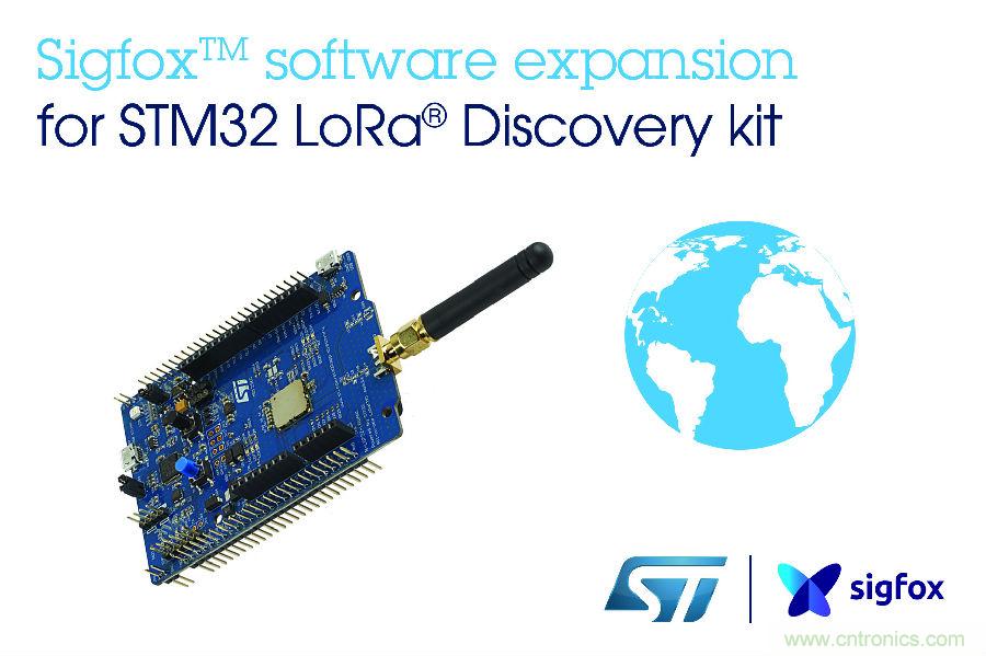 意法半导体推出Sigfox STM32微控制器