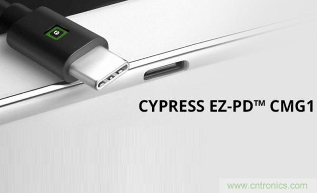 赛普拉斯推出用于电子标记线缆的新一代USB-C和Power Delivery控制器