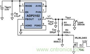 DC-DC开关稳压器—— 在DSP系统中延长电池寿命
