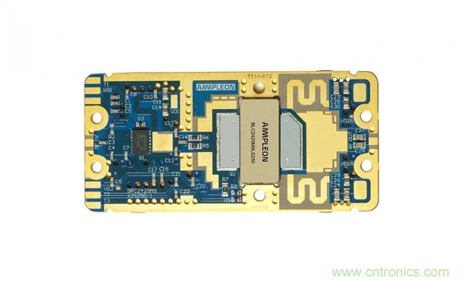 埃赋隆半导体推出小尺寸50Ω输入/输出250W双级2.4GHz射频功率模块