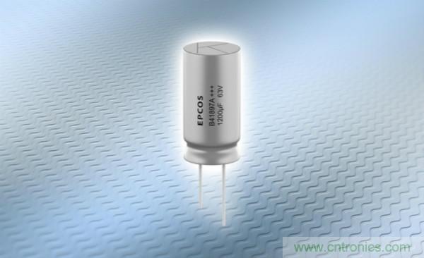 铝电解电容器: 大电流能力的紧凑型单端引线式电容器系列