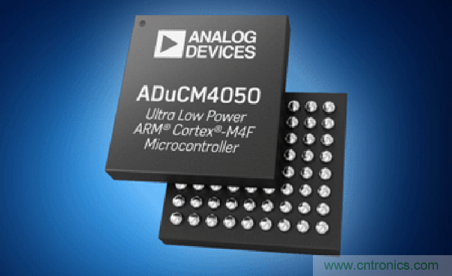 贸泽开售Analog Devices ADuCM4050微控制器，可提升IoT边缘节点省电效率