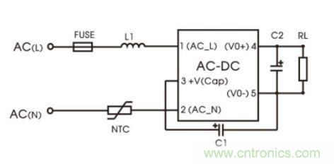 1W/3W超轻小体积AC/DC 非隔离电源——LSxx-K3BxxSS系列
