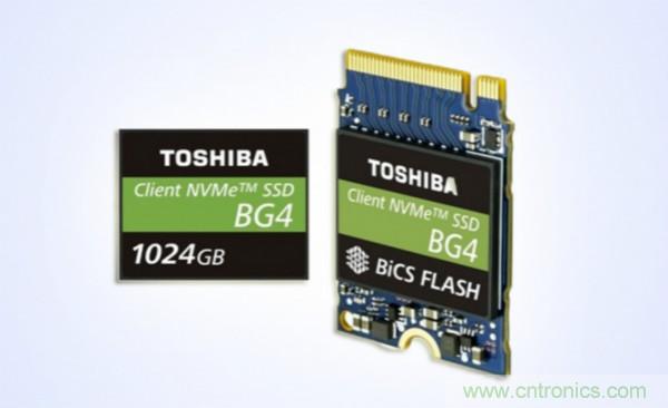东芝推出采用96层3D闪存的1TB单一封装PCIe Gen3 x4L SSD