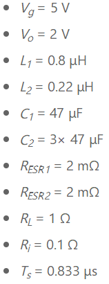 带有次级LC滤波器的电流模式降压转换器的建模与控制