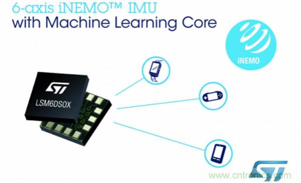 ST推出具有机器学习功能的运动传感器