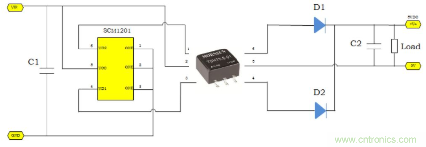 汽车级小体积高隔离变压器——TSHT5.8-01