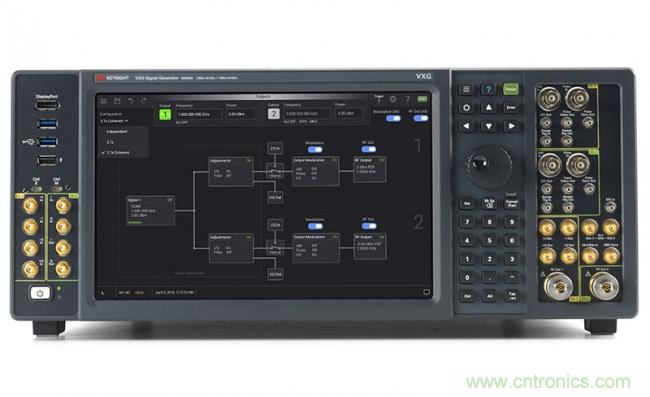 是德科技推出首款具有 2 GHz 带宽的双通道 44 GHz矢量信号发生器