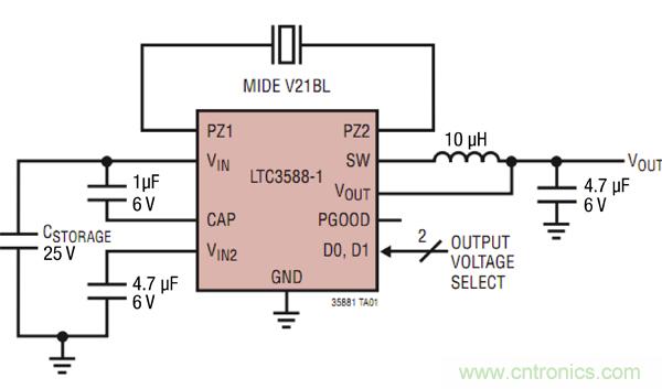 如何采用压电传感器进行微型采集或能量清除？